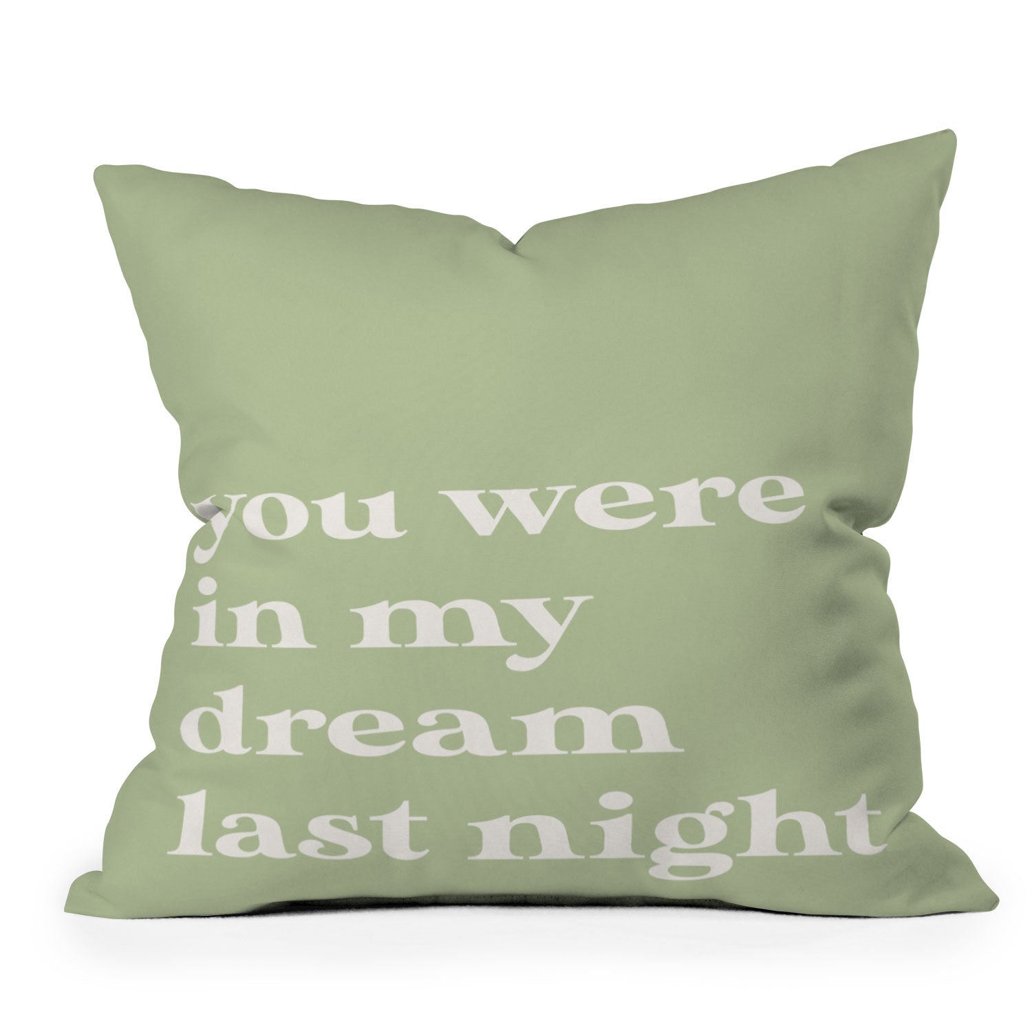 April Lane Art Green Dream I Outdoor Throw Pillow