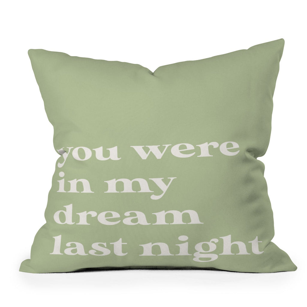April Lane Art Green Dream I Outdoor Throw Pillow
