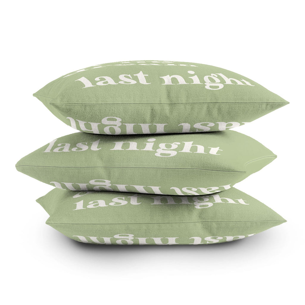 April Lane Art Green Dream I Outdoor Throw Pillow