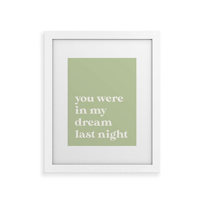 April Lane Art Green Dream I Framed Art Print