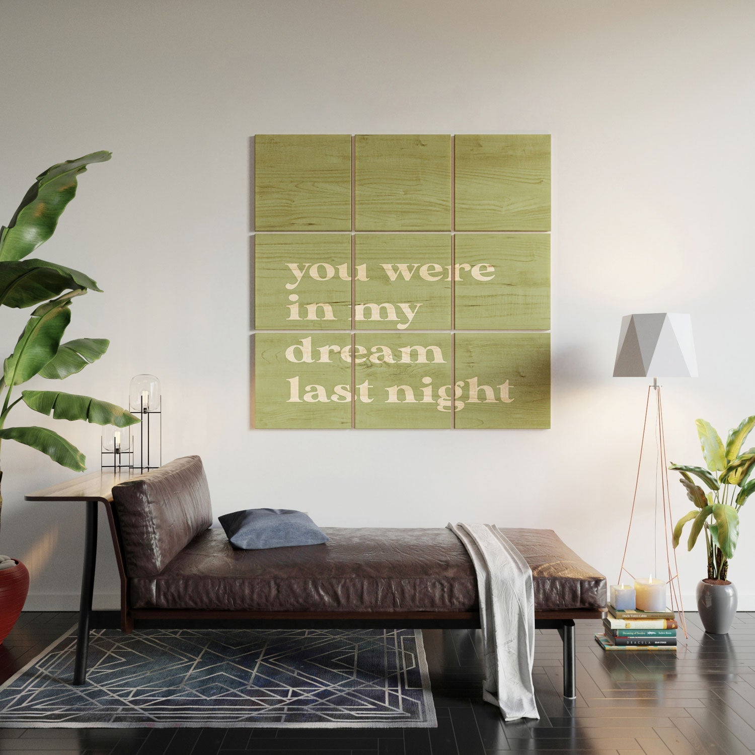 April Lane Art Green Dream I Wood Wall Mural