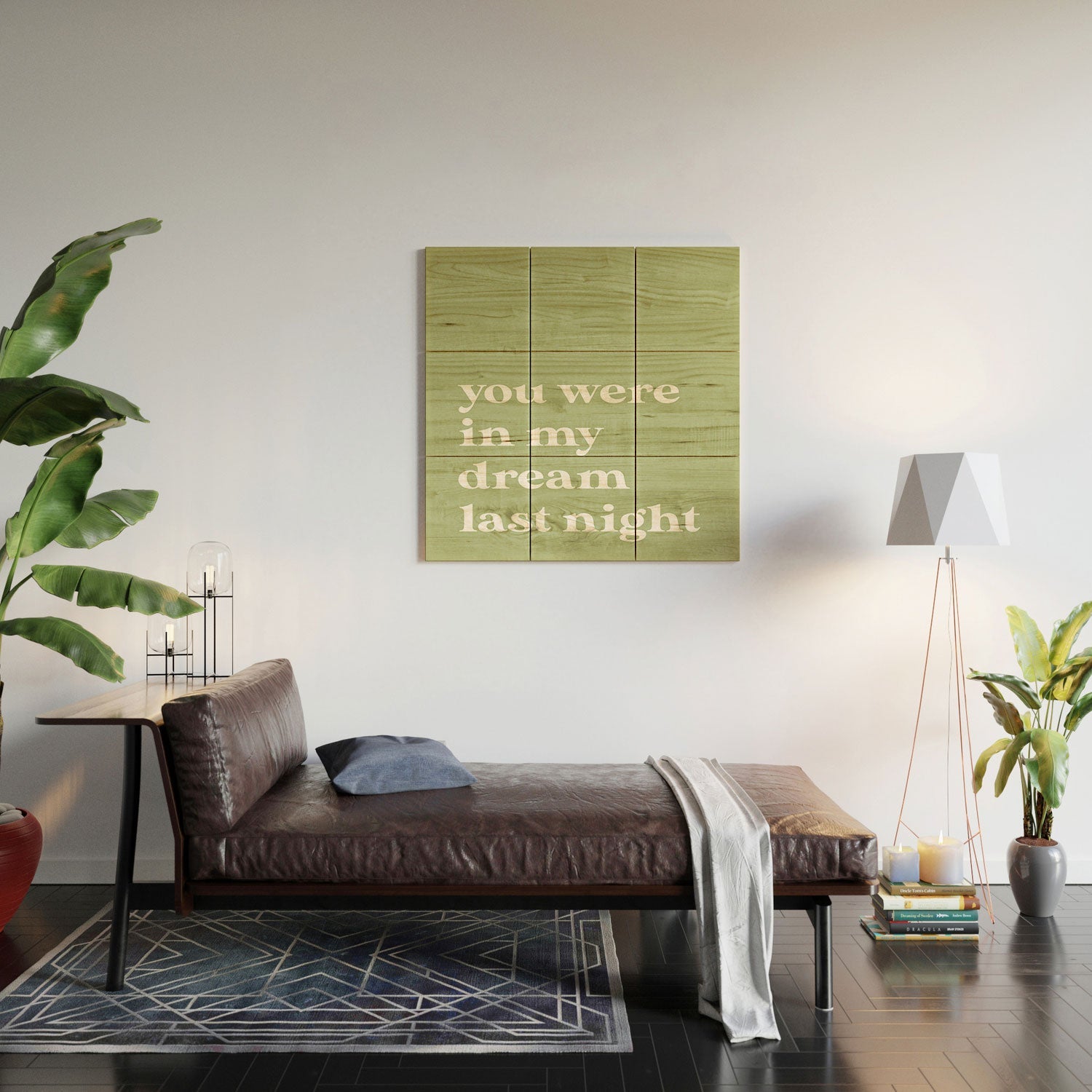 April Lane Art Green Dream I Wood Wall Mural