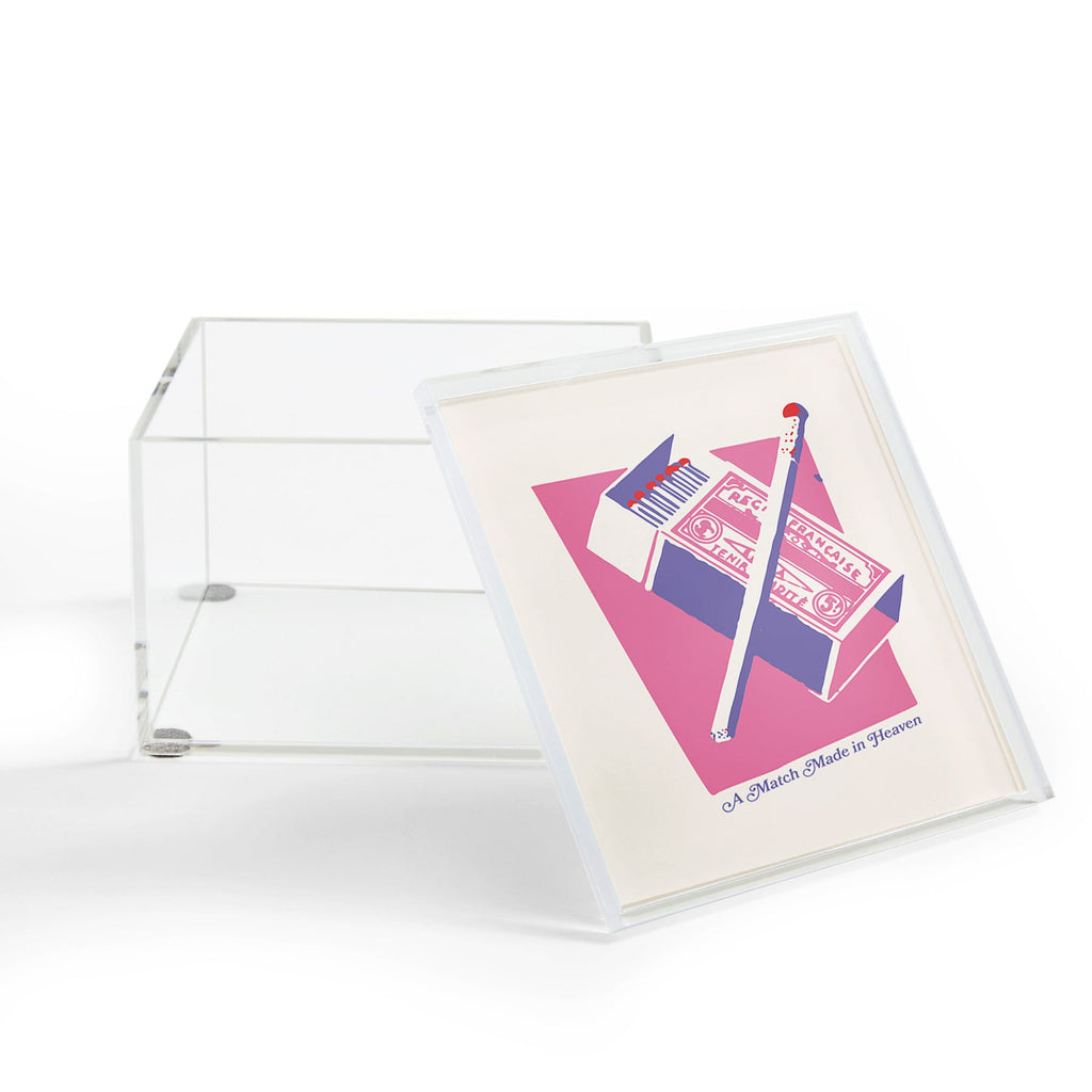 April Lane Art Matchbox Acrylic Box