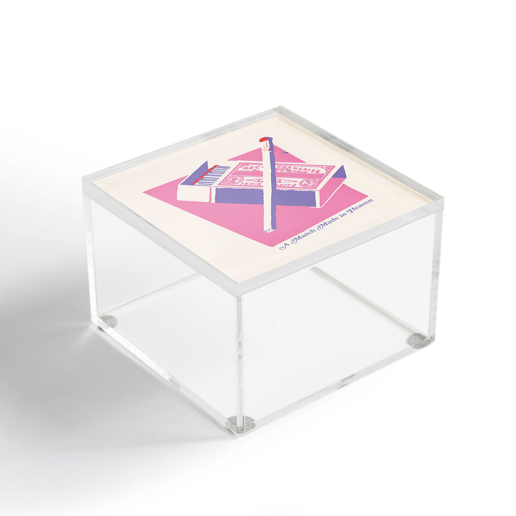 April Lane Art Matchbox Acrylic Box