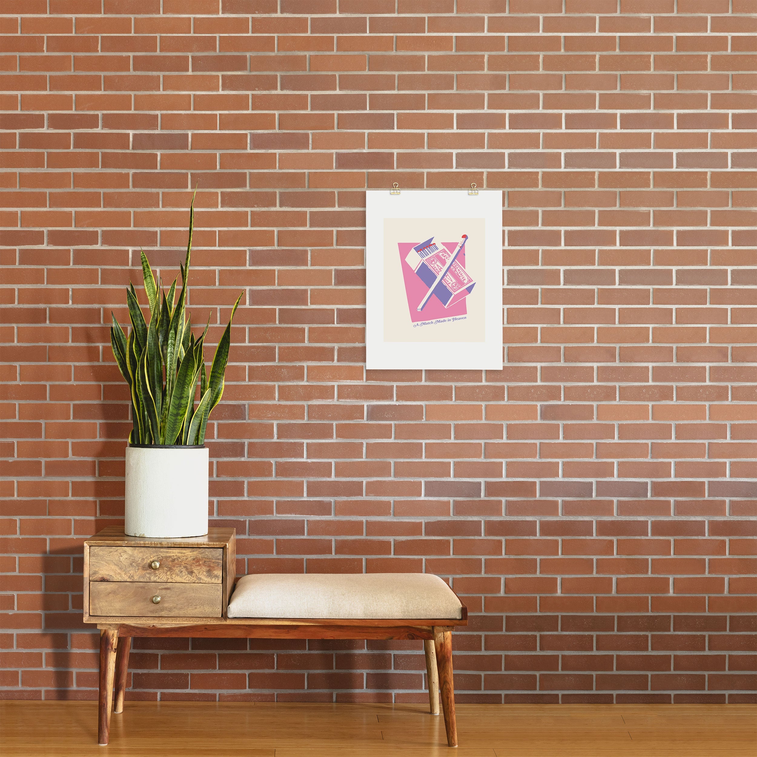 April Lane Art Matchbox Art Print