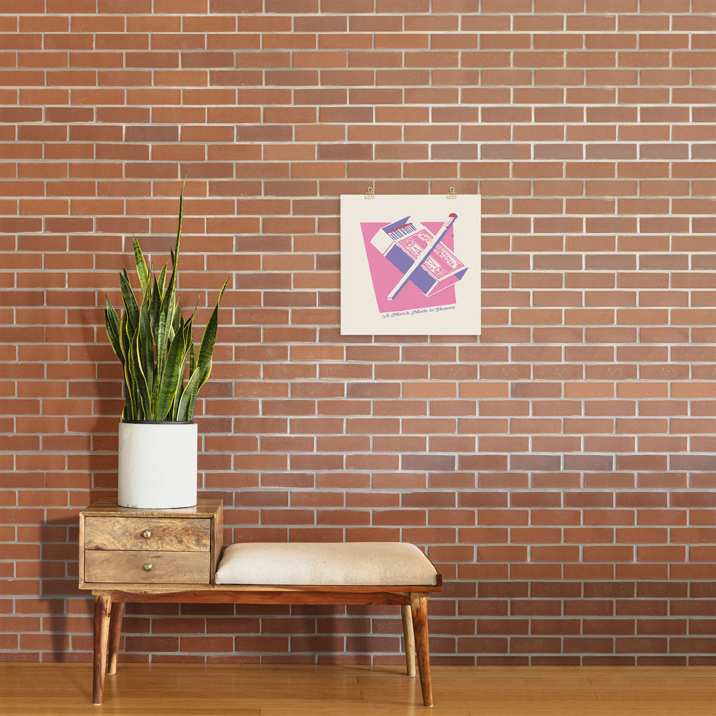 April Lane Art Matchbox Art Print
