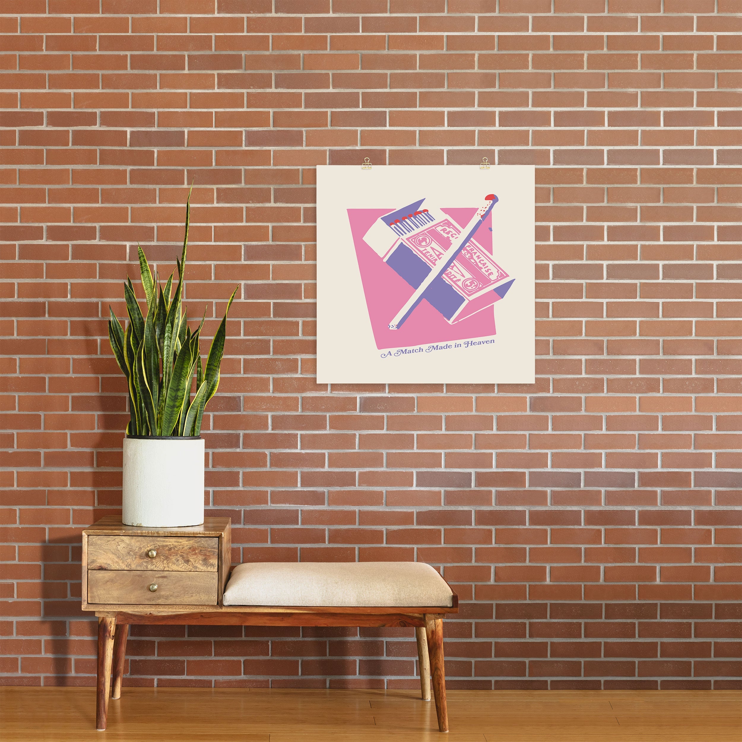 April Lane Art Matchbox Art Print