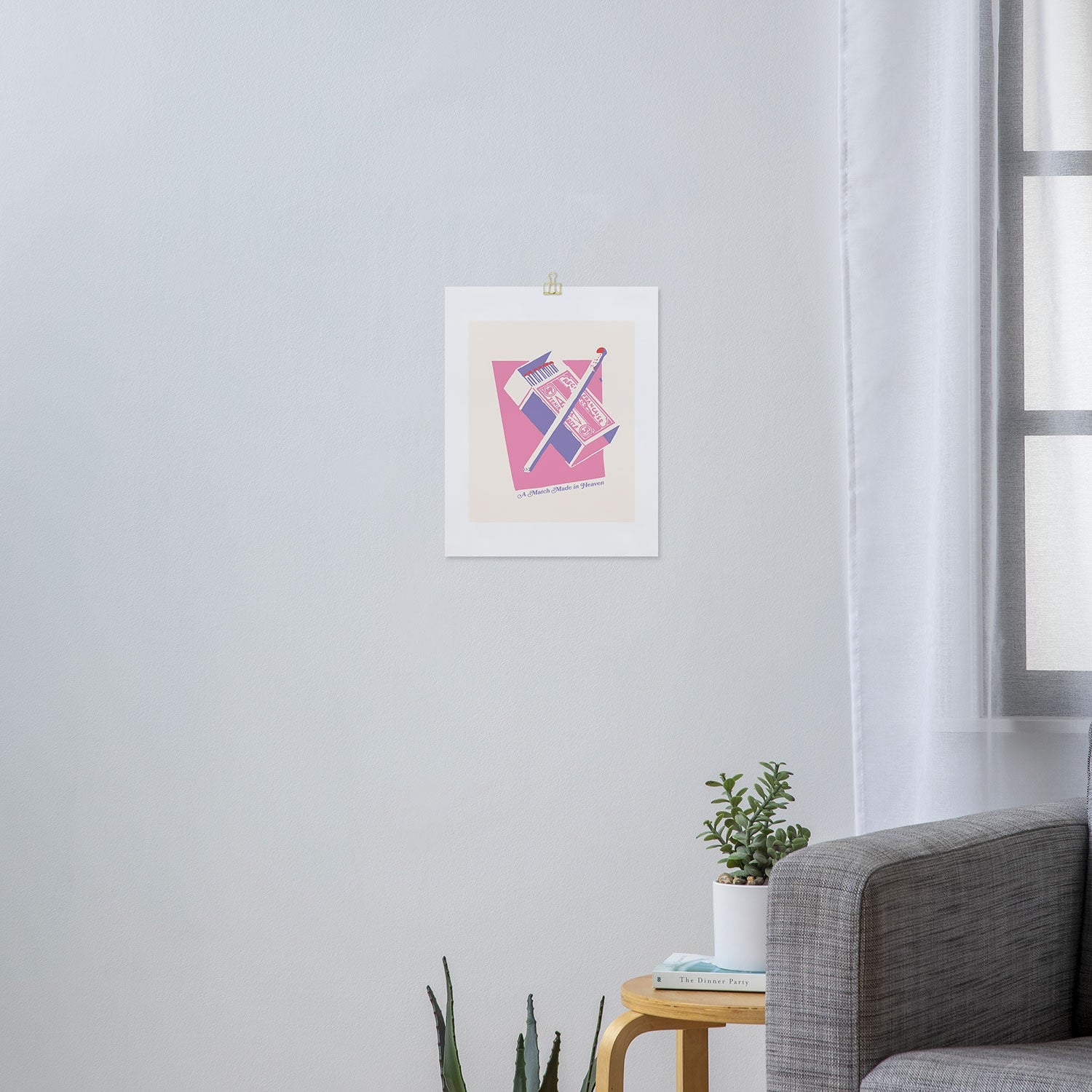 April Lane Art Matchbox Art Print