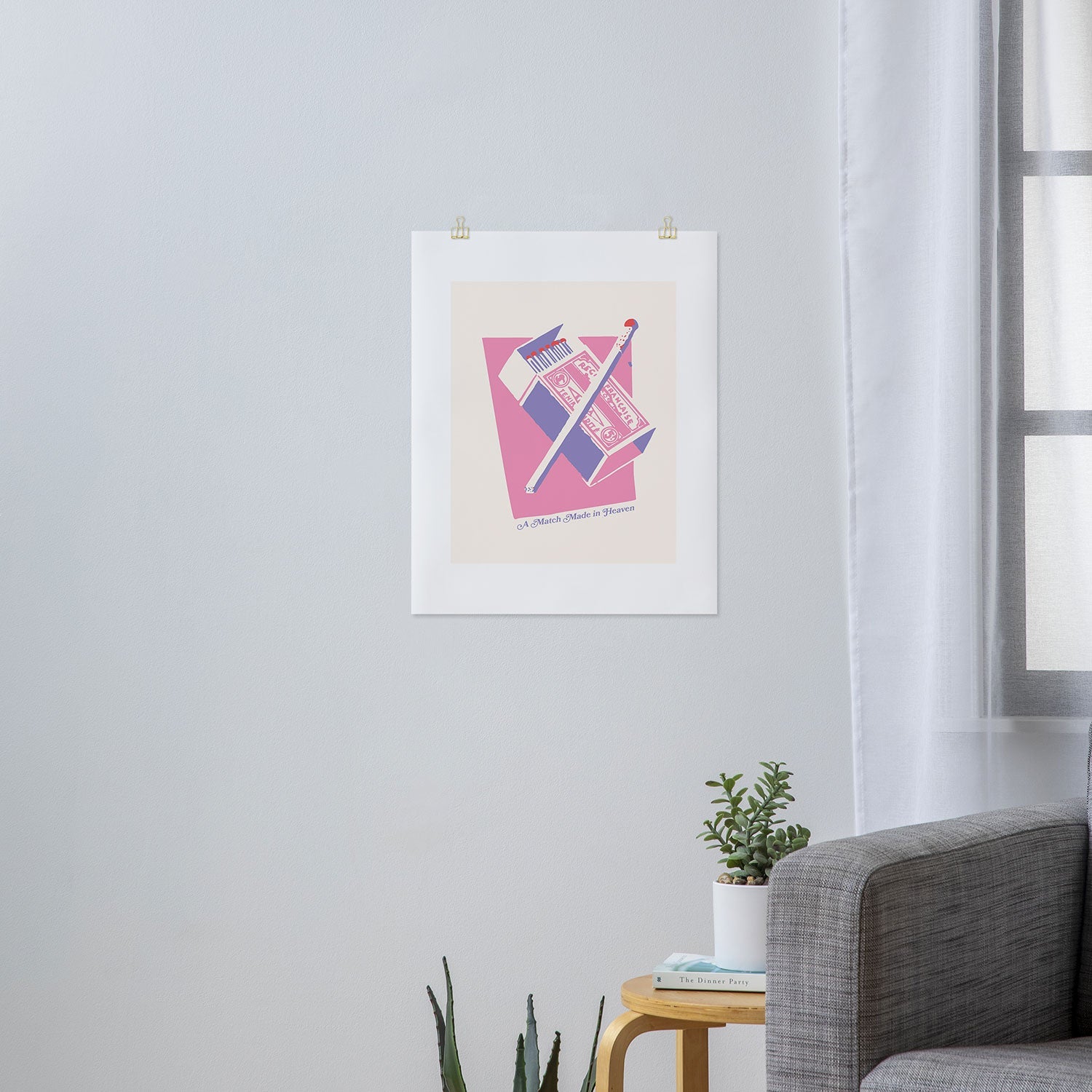 April Lane Art Matchbox Art Print