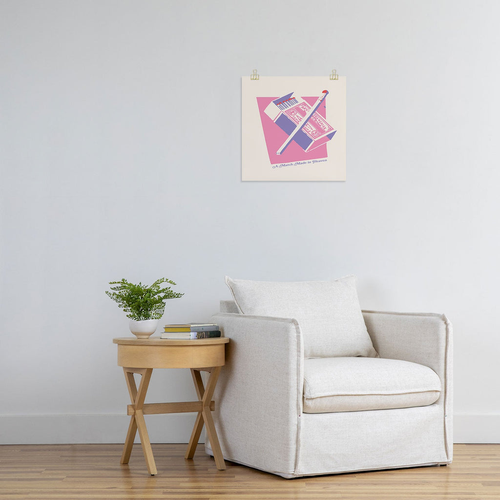 April Lane Art Matchbox Art Print