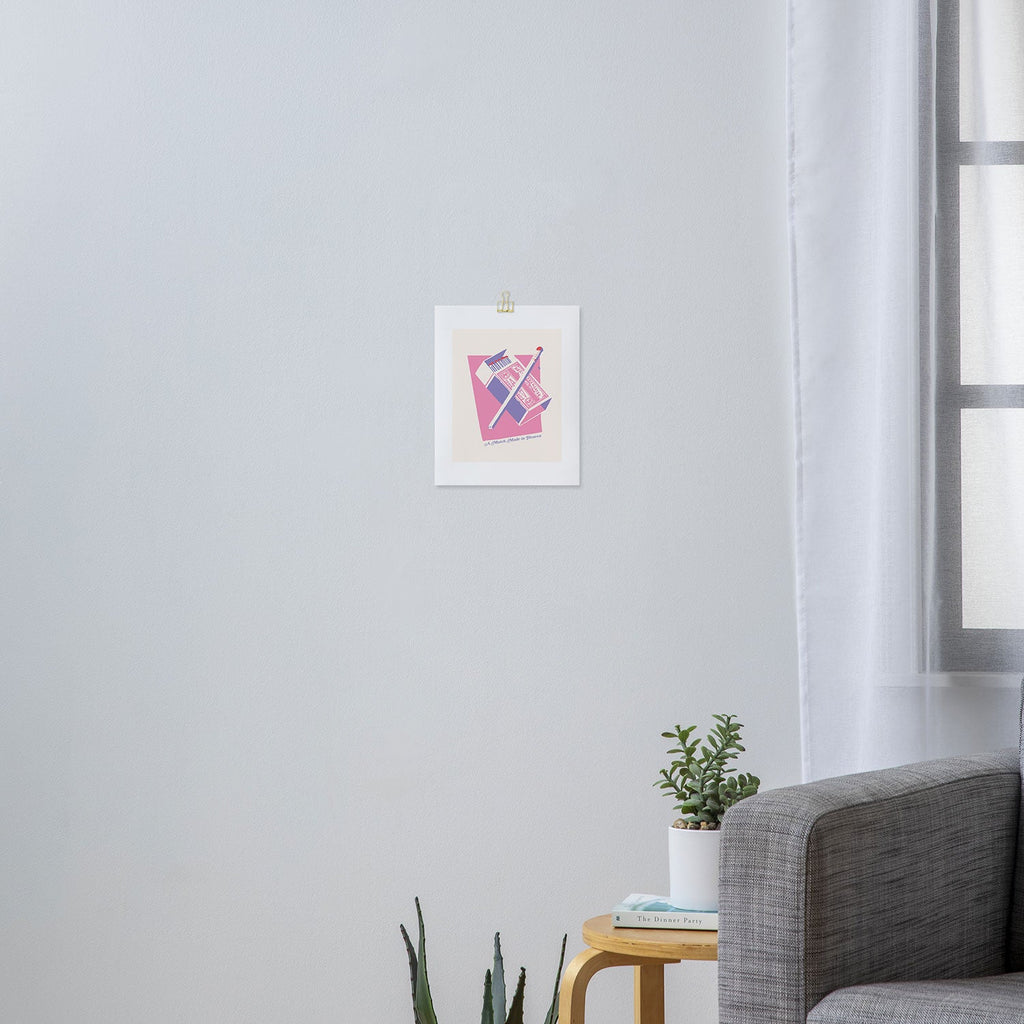 April Lane Art Matchbox Art Print