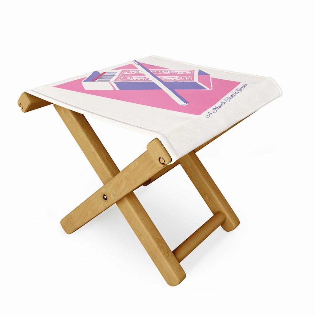 April Lane Art Matchbox Folding Stool