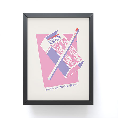 April Lane Art Matchbox Framed Mini Art Print