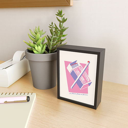 April Lane Art Matchbox Framed Mini Art Print