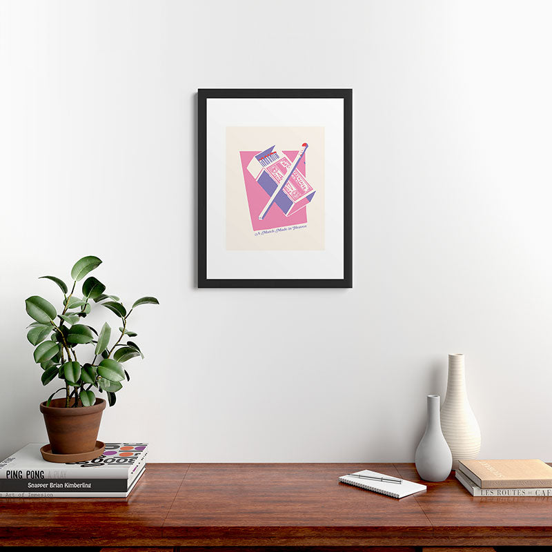 April Lane Art Matchbox Framed Art Print