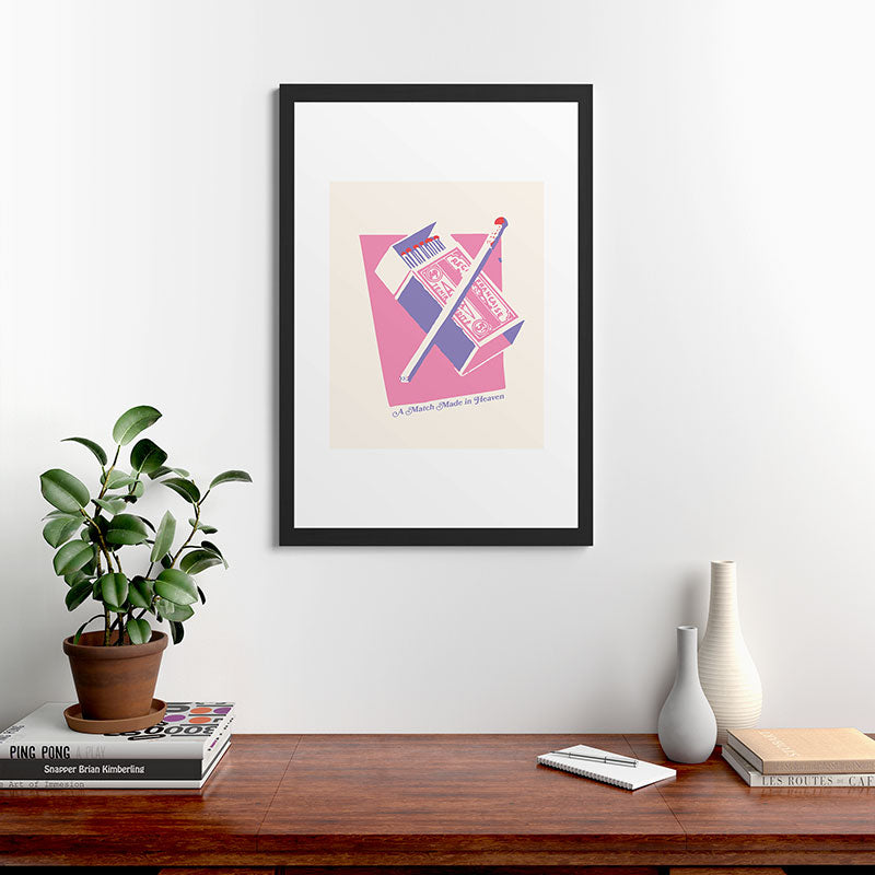 April Lane Art Matchbox Framed Art Print