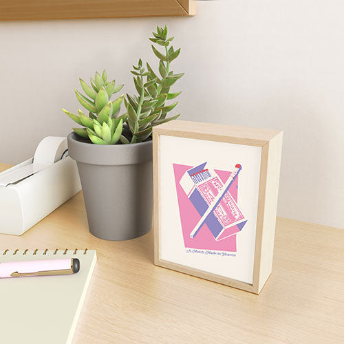 April Lane Art Matchbox Framed Mini Art Print