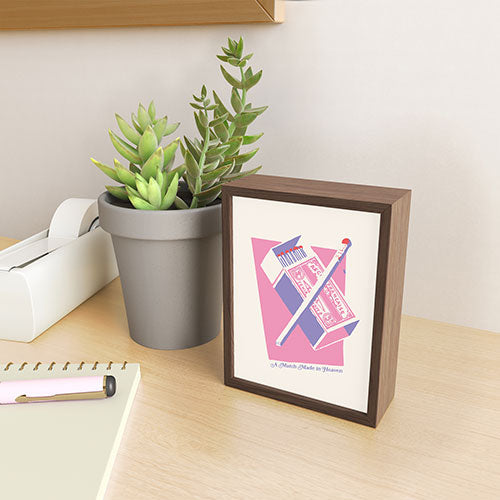 April Lane Art Matchbox Framed Mini Art Print