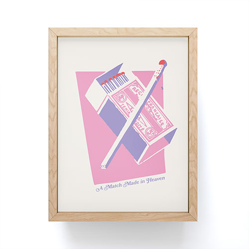 April Lane Art Matchbox Framed Mini Art Print