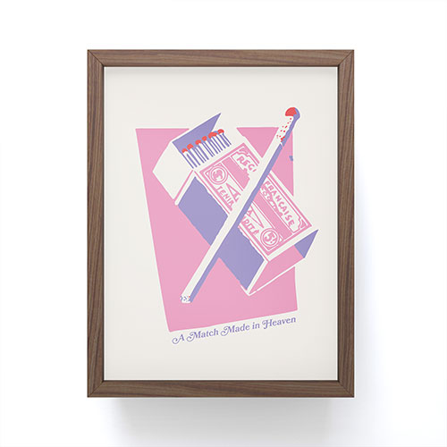 April Lane Art Matchbox Framed Mini Art Print