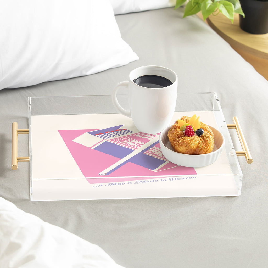 April Lane Art Matchbox Acrylic Tray
