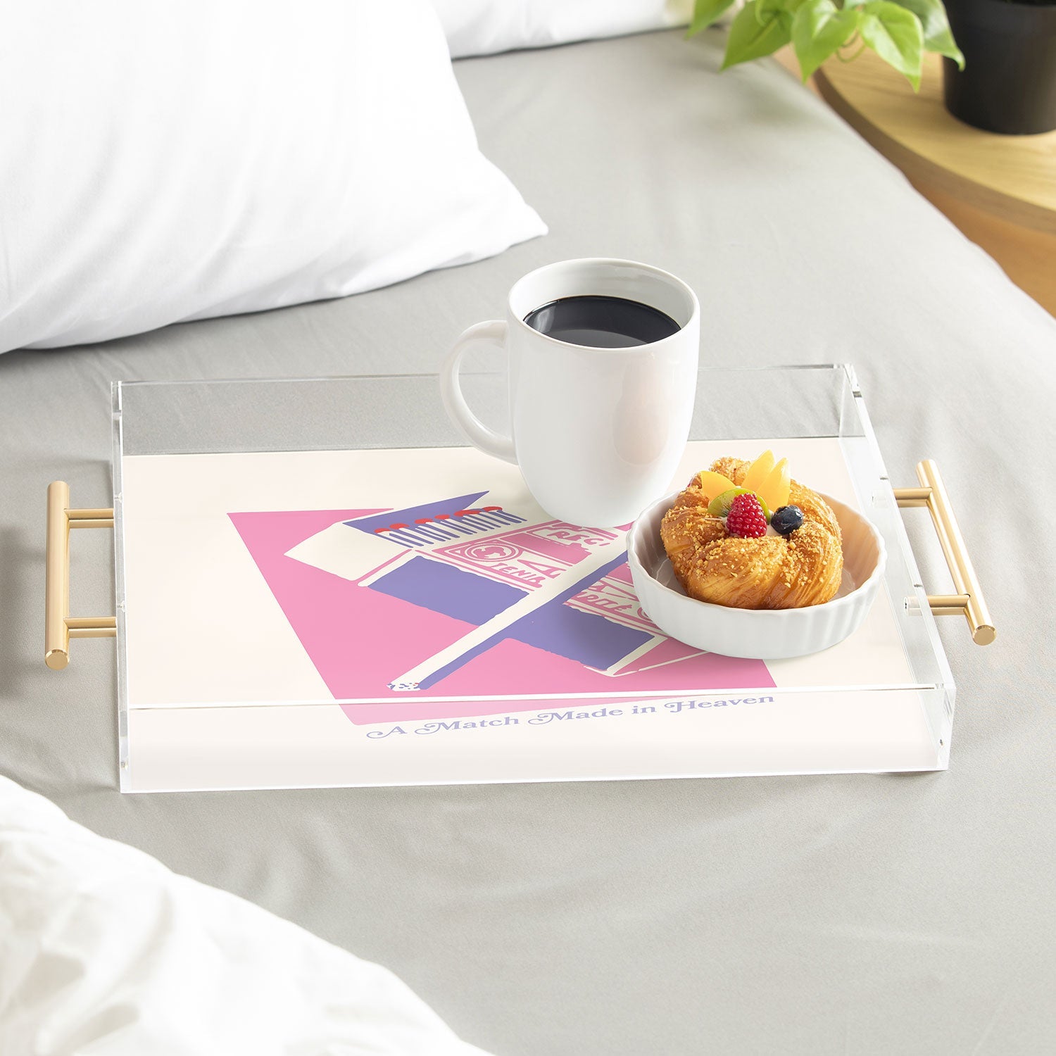 April Lane Art Matchbox Acrylic Tray