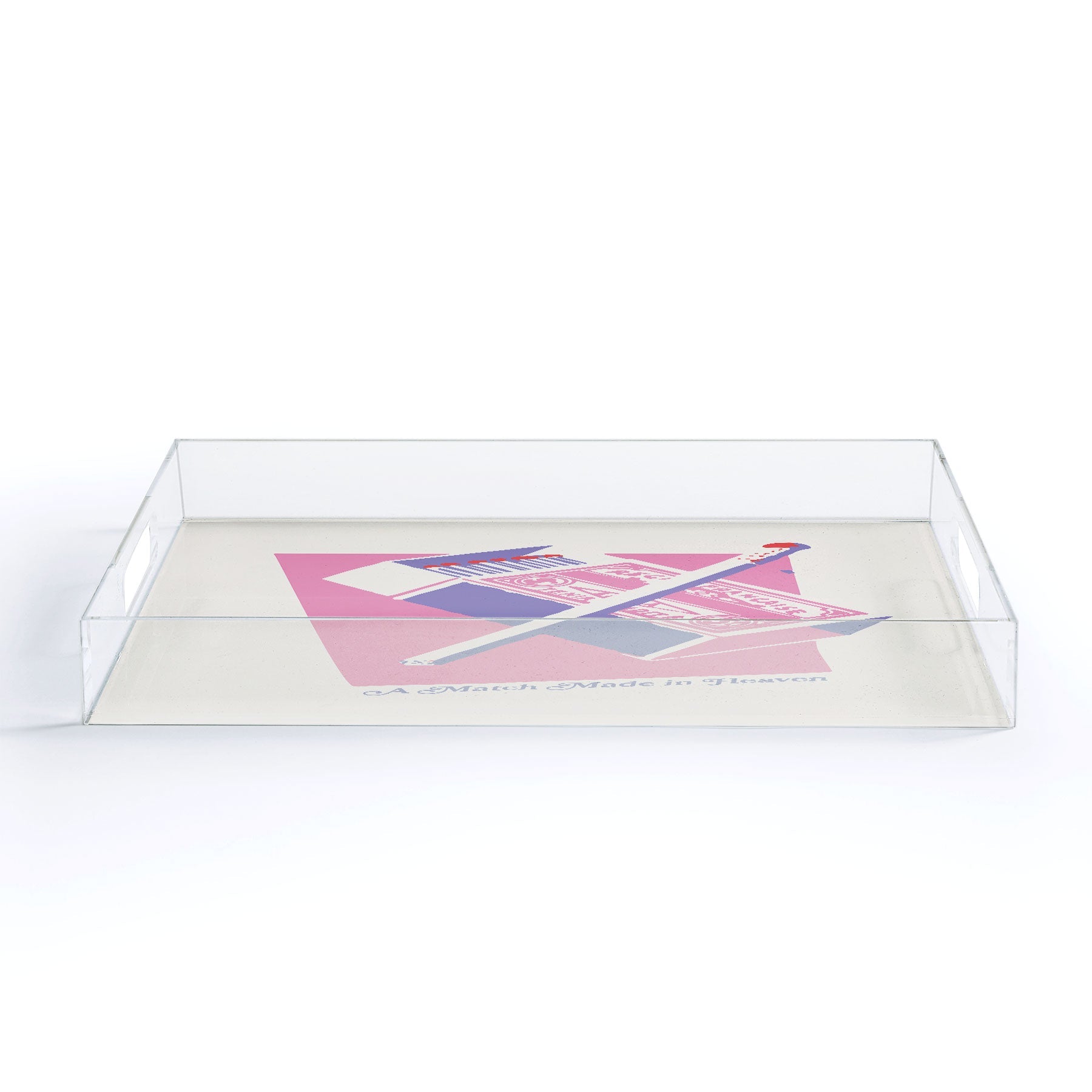 April Lane Art Matchbox Acrylic Tray