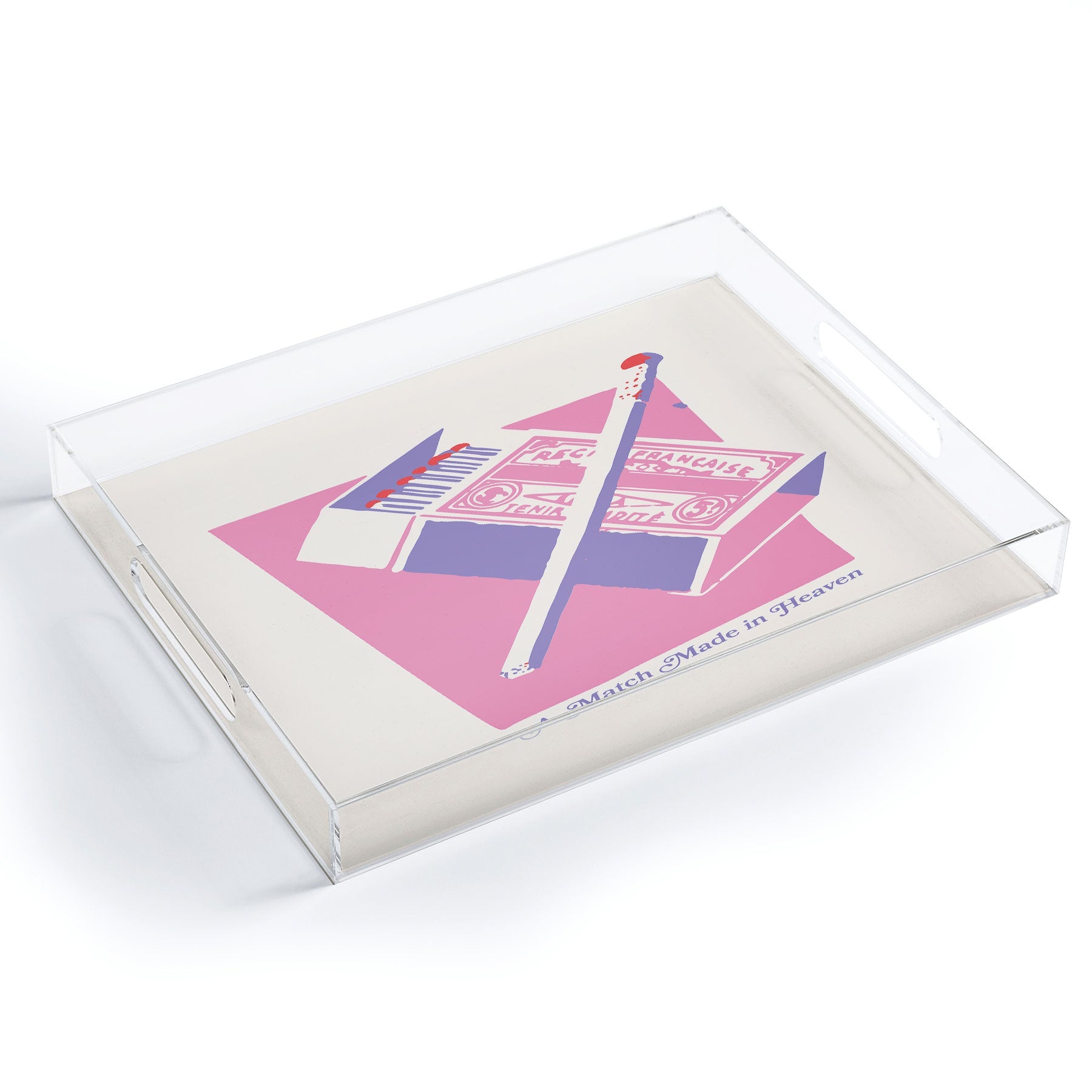 April Lane Art Matchbox Acrylic Tray