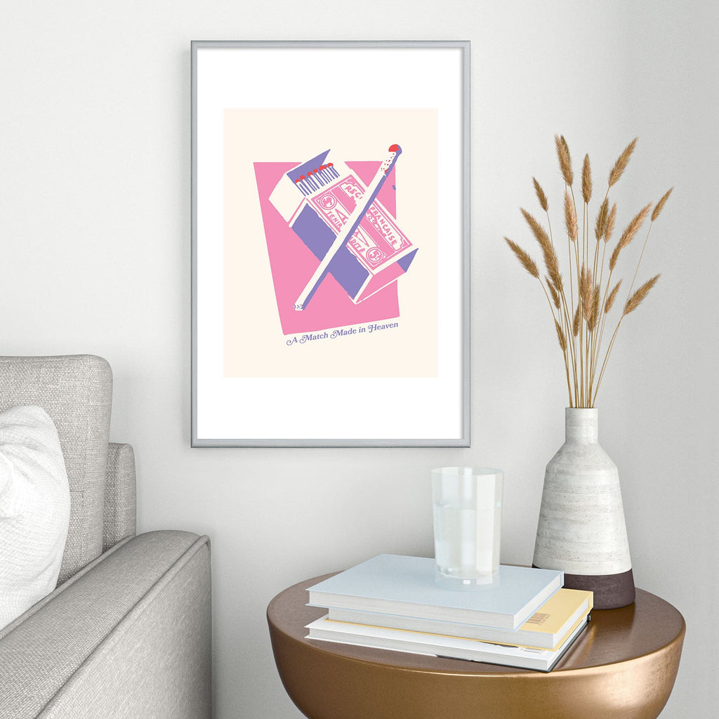 April Lane Art Matchbox Metal Framed Art Print