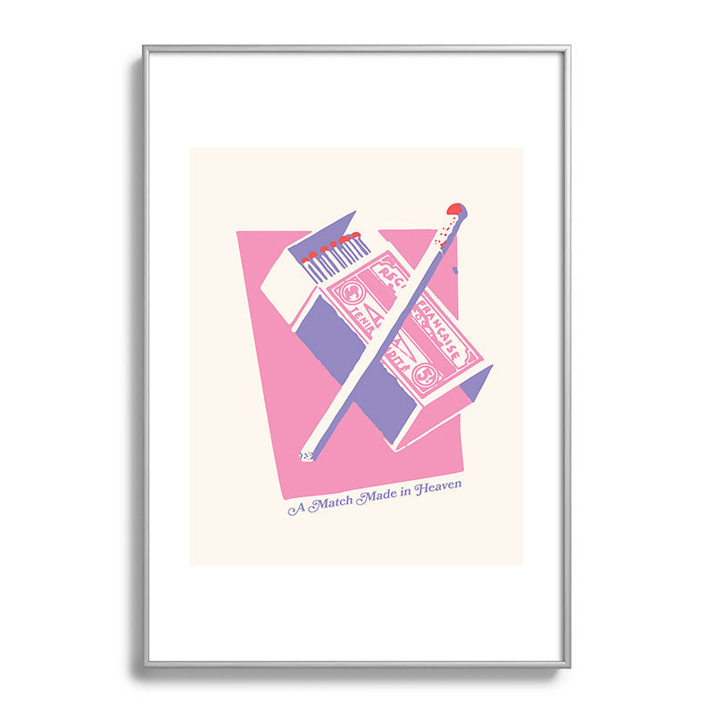 April Lane Art Matchbox Metal Framed Art Print