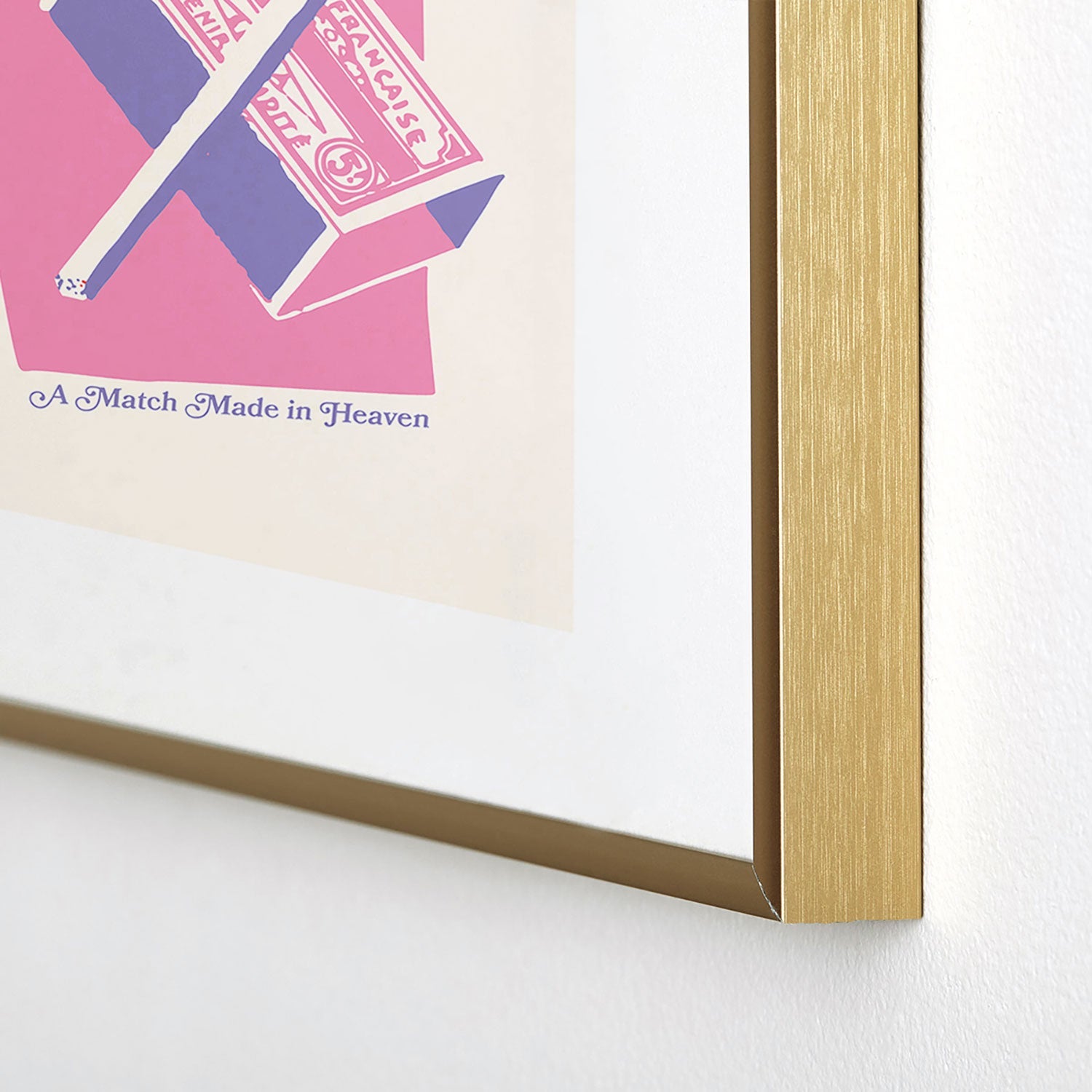 April Lane Art Matchbox Metal Framed Art Print