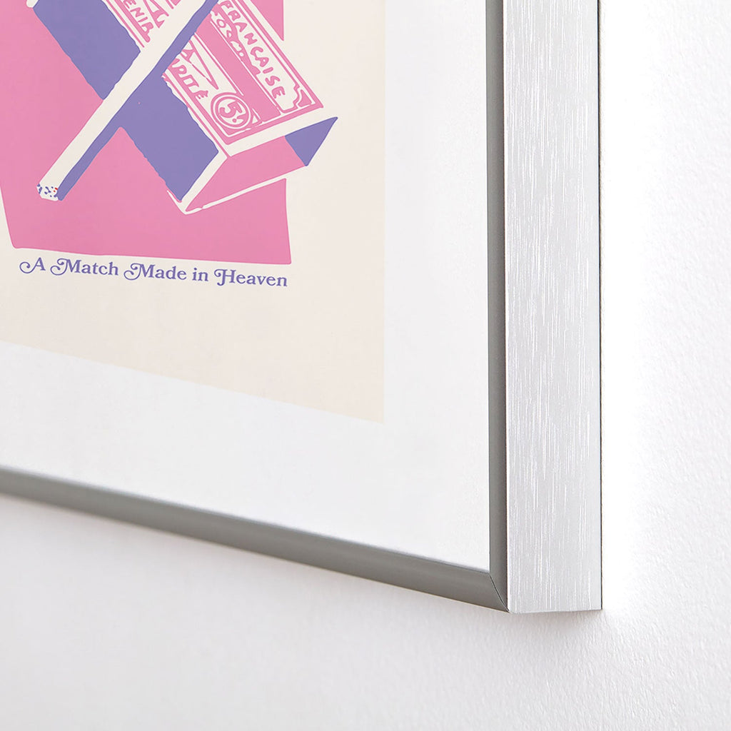 April Lane Art Matchbox Metal Framed Art Print