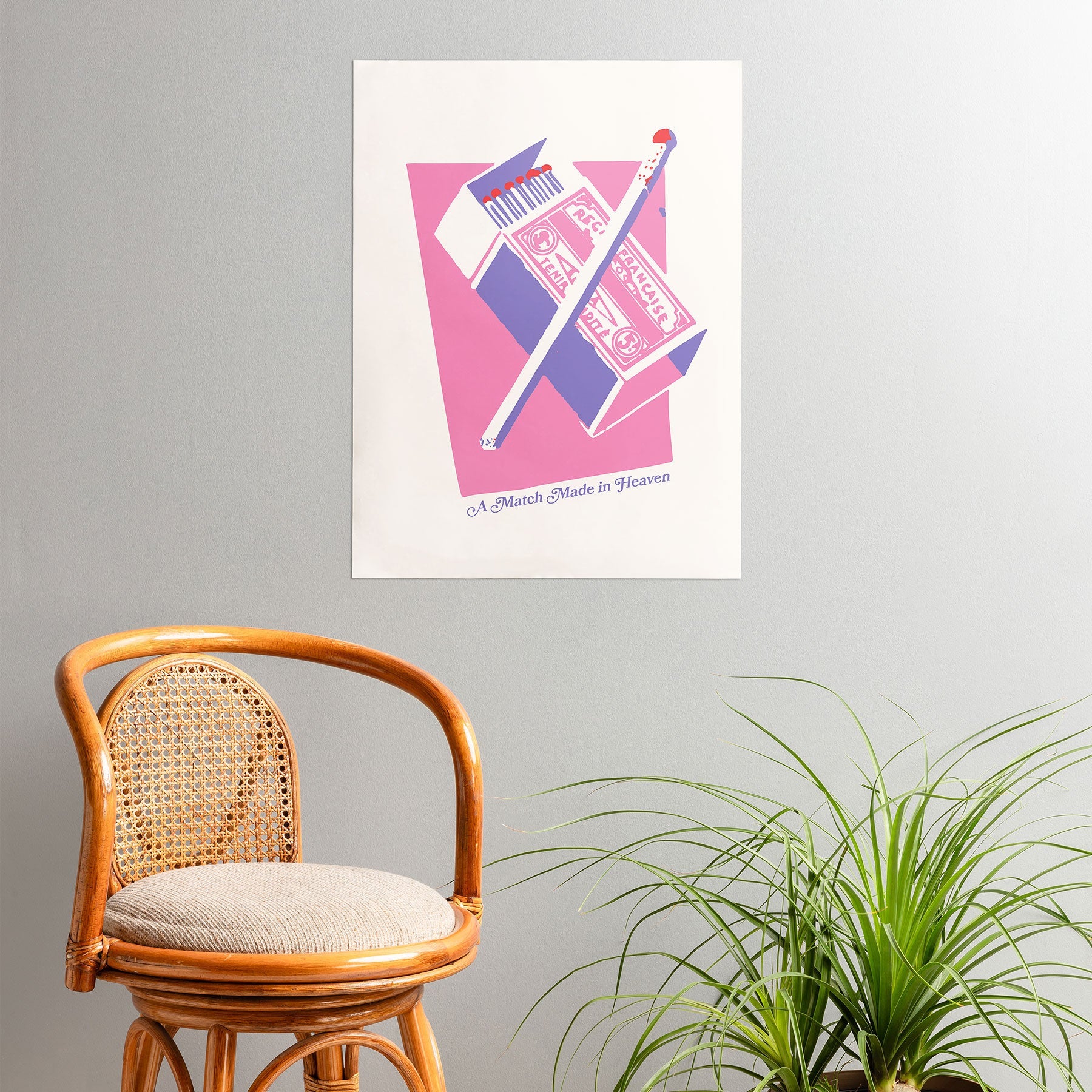 April Lane Art Matchbox Poster