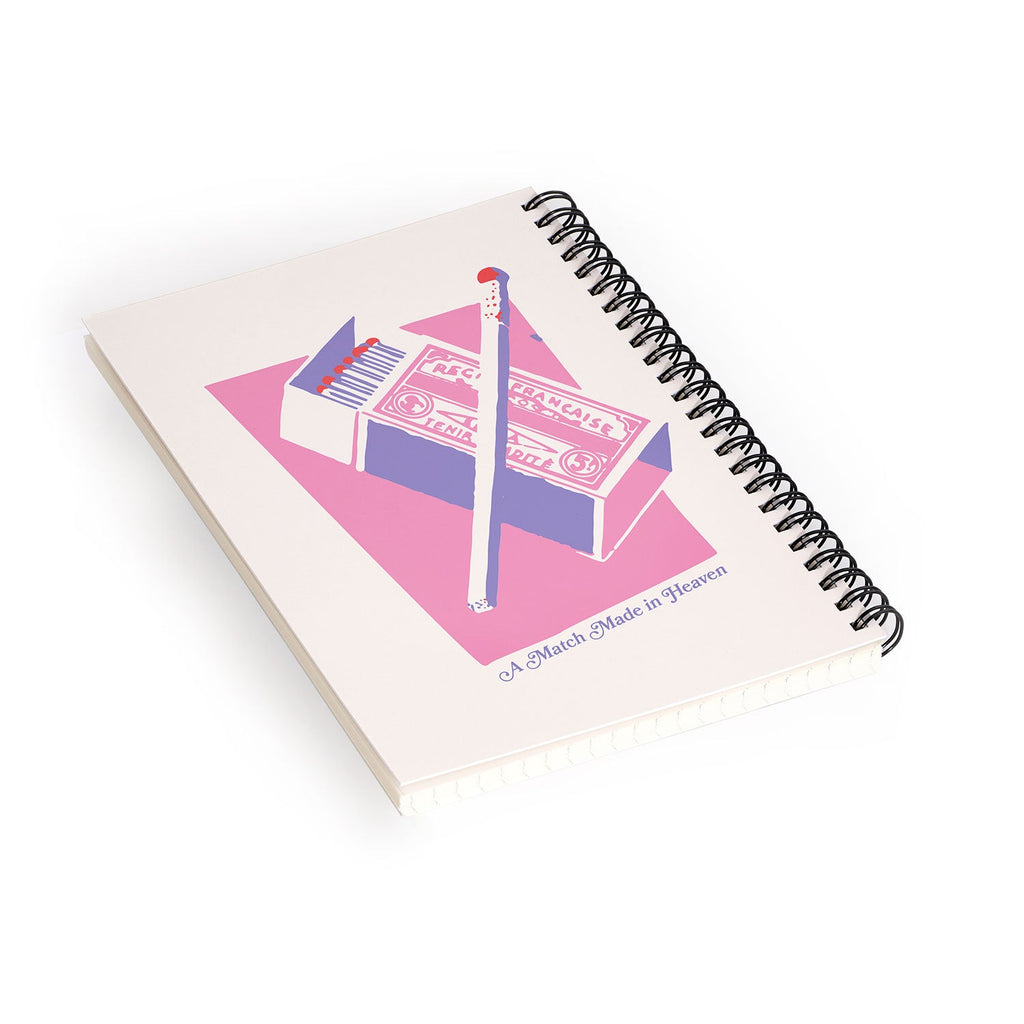 April Lane Art Matchbox Spiral Notebook
