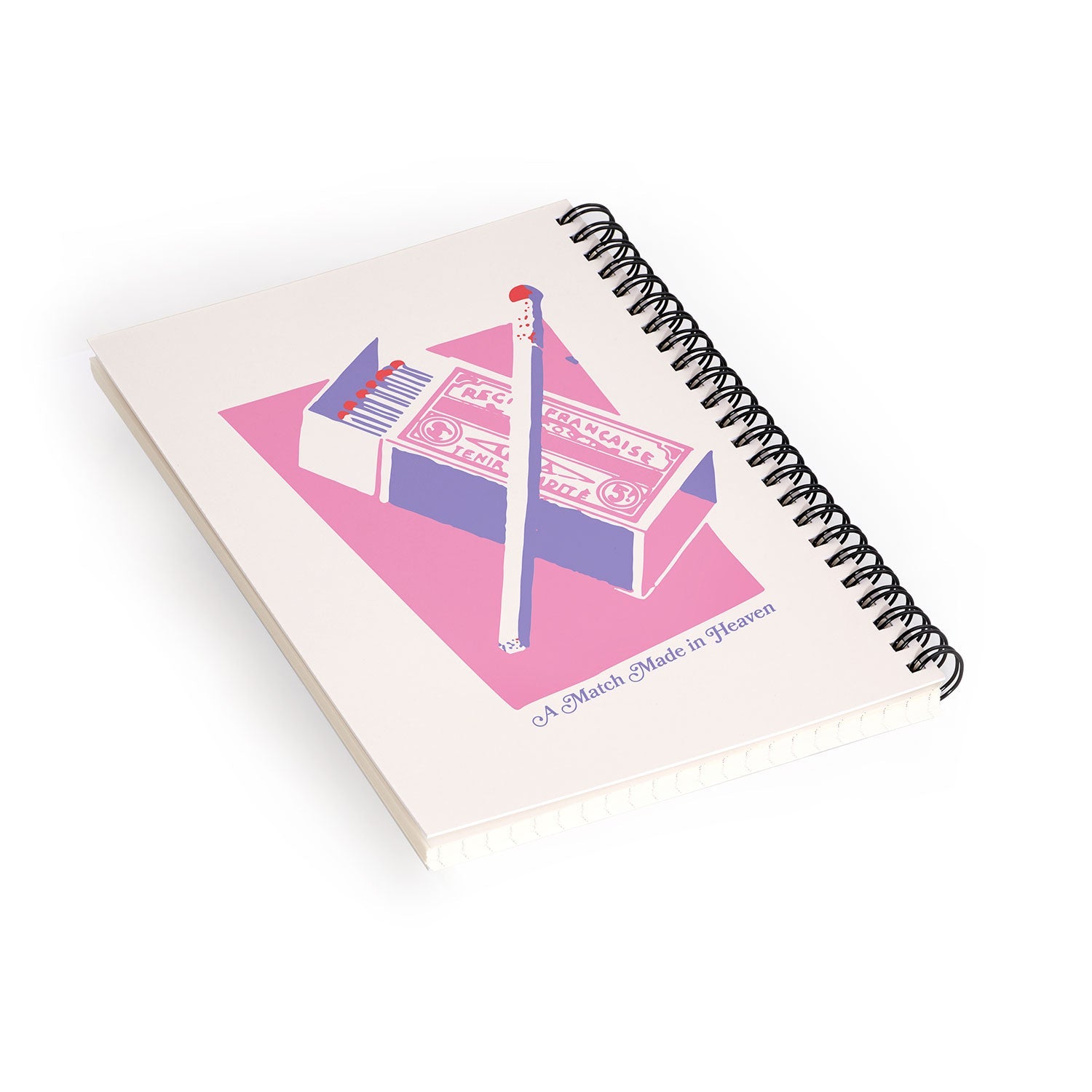 April Lane Art Matchbox Spiral Notebook