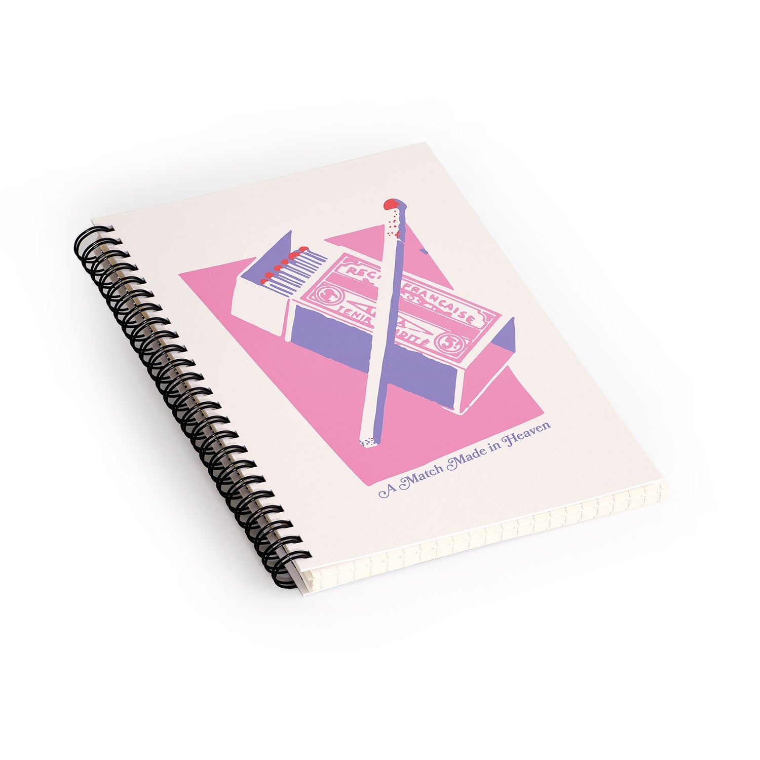April Lane Art Matchbox Spiral Notebook
