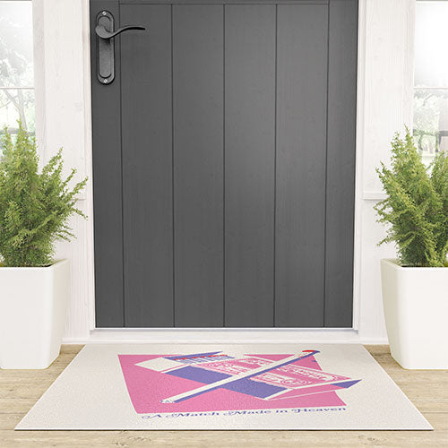 April Lane Art Matchbox Welcome Mat