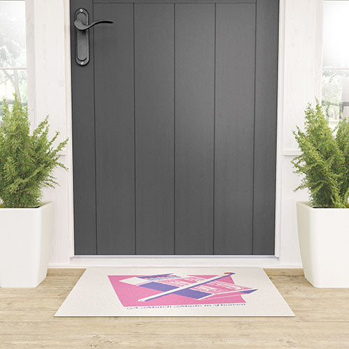 April Lane Art Matchbox Welcome Mat