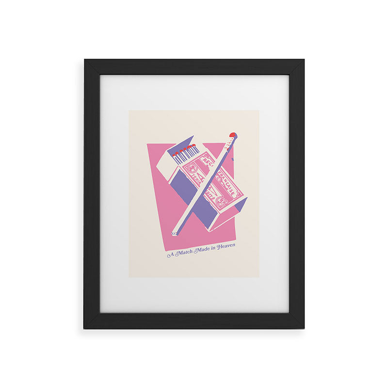 April Lane Art Matchbox Framed Art Print