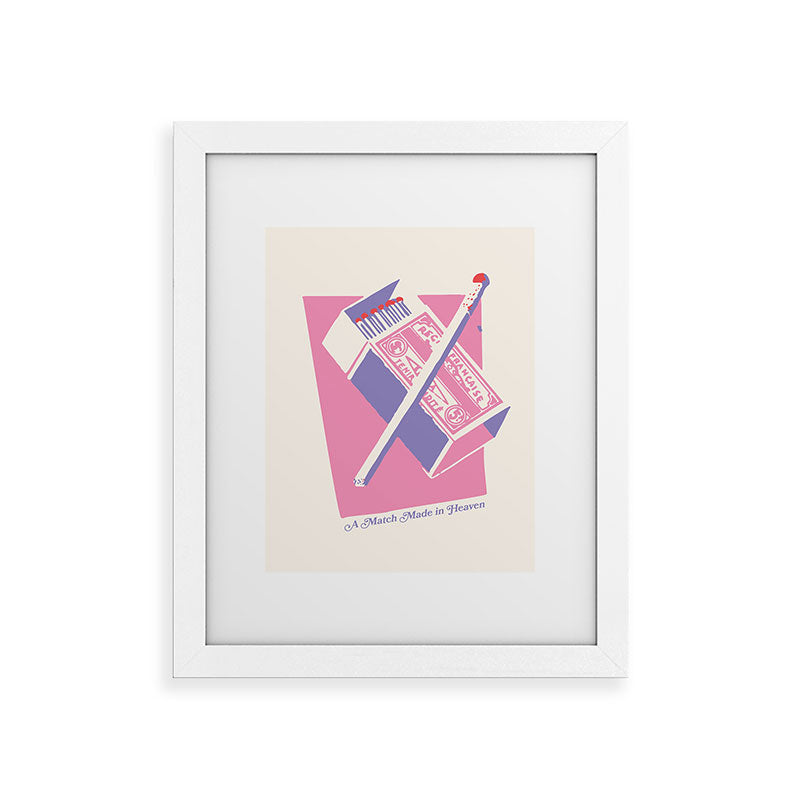 April Lane Art Matchbox Framed Art Print