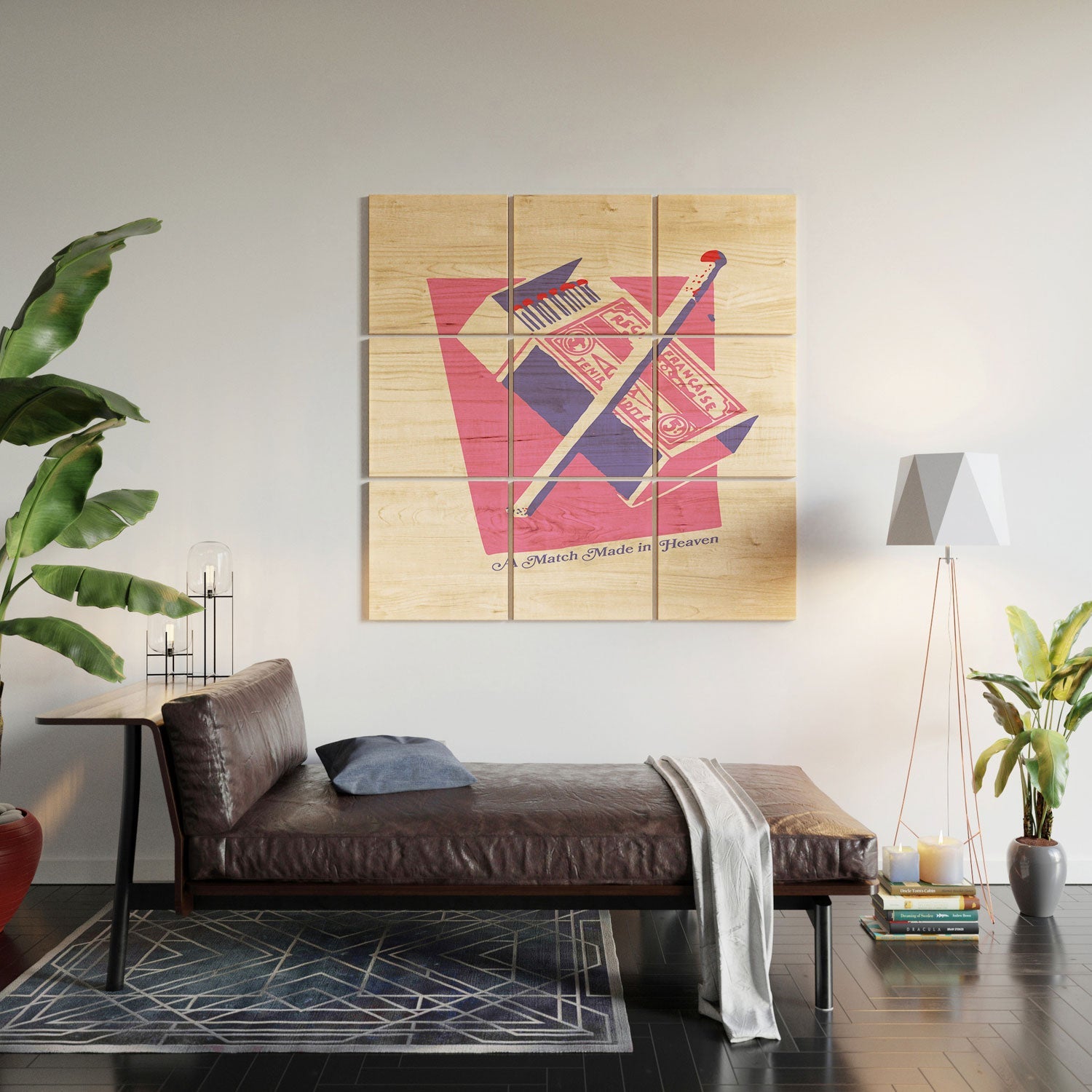 April Lane Art Matchbox Wood Wall Mural