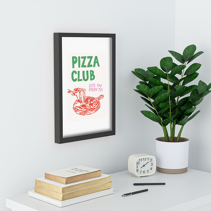 April Lane Art Pizza Club Recessed Framing Rectangle
