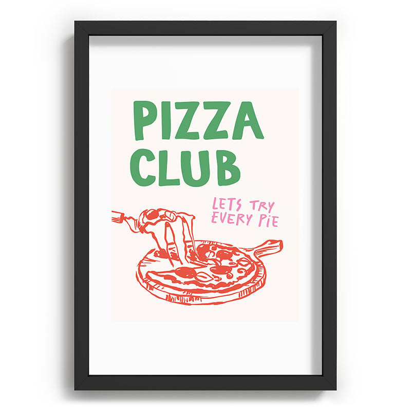 April Lane Art Pizza Club Recessed Framing Rectangle