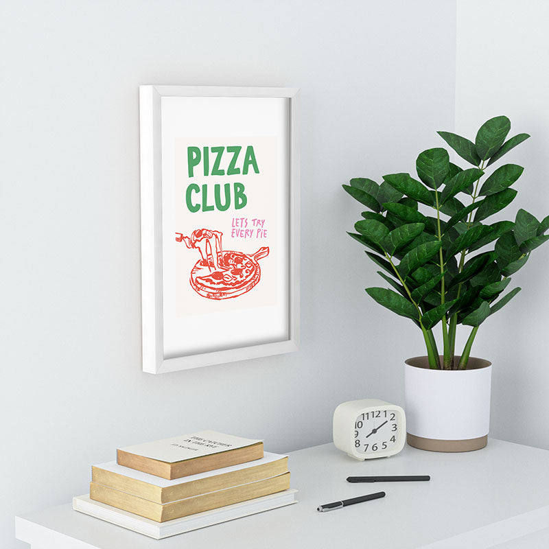 April Lane Art Pizza Club Recessed Framing Rectangle