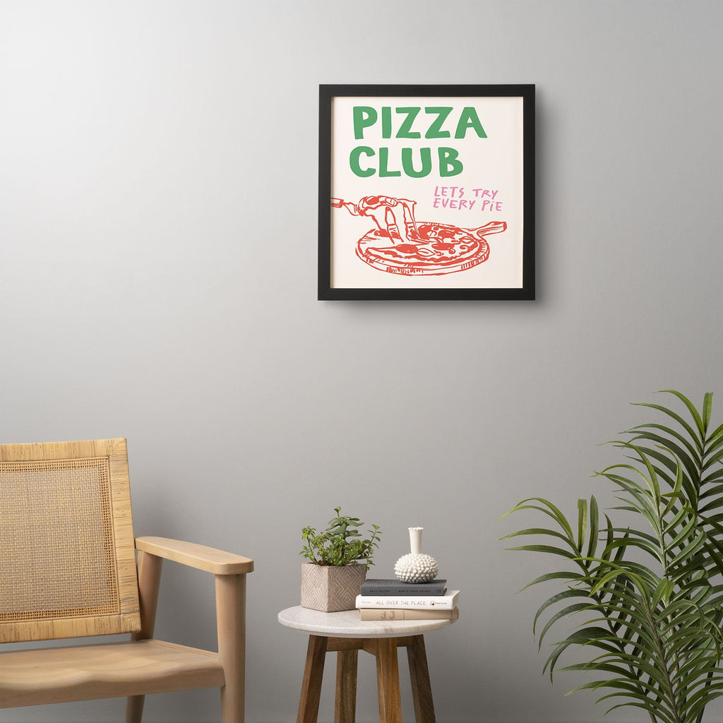 April Lane Art Pizza Club Framed Wall Art