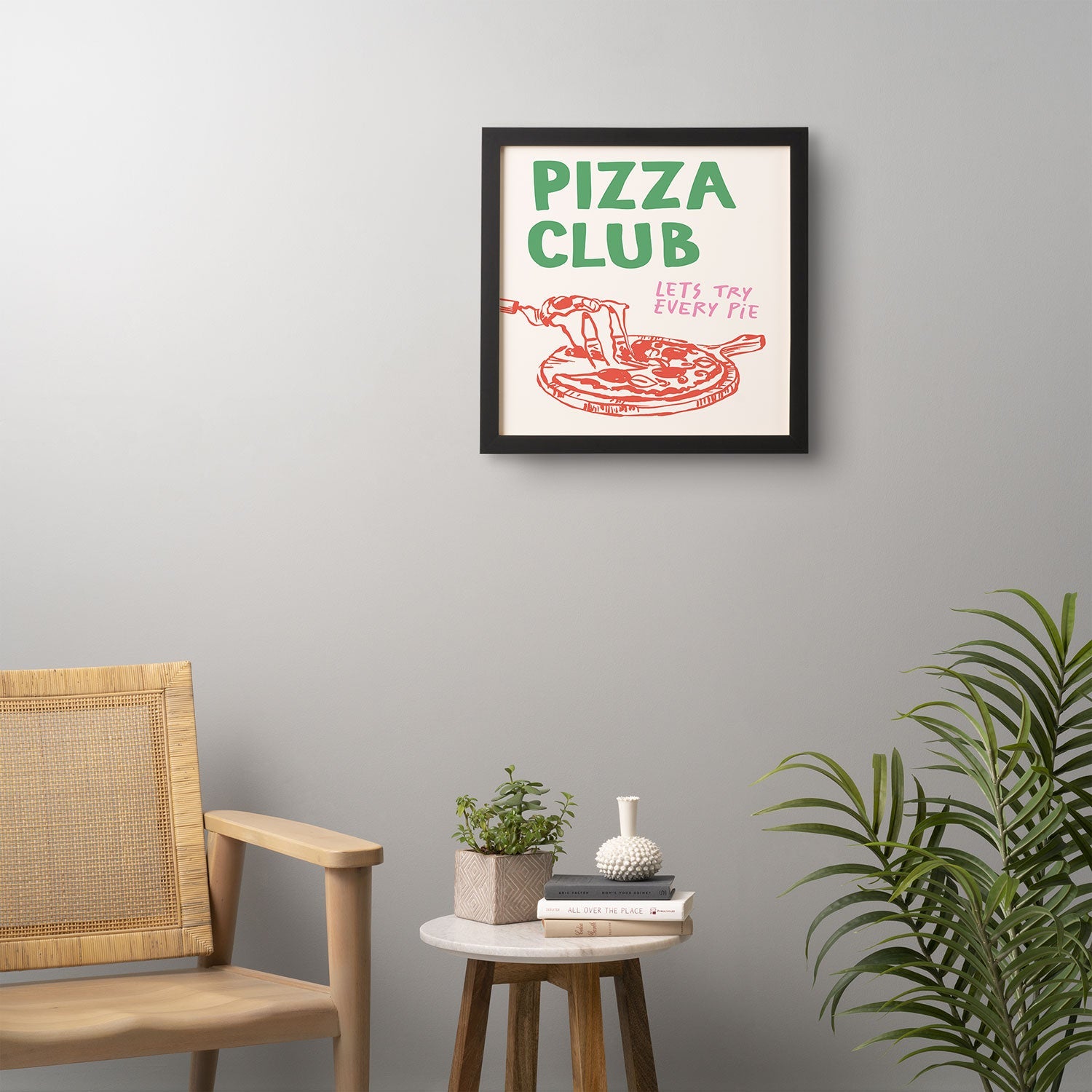 April Lane Art Pizza Club Framed Wall Art