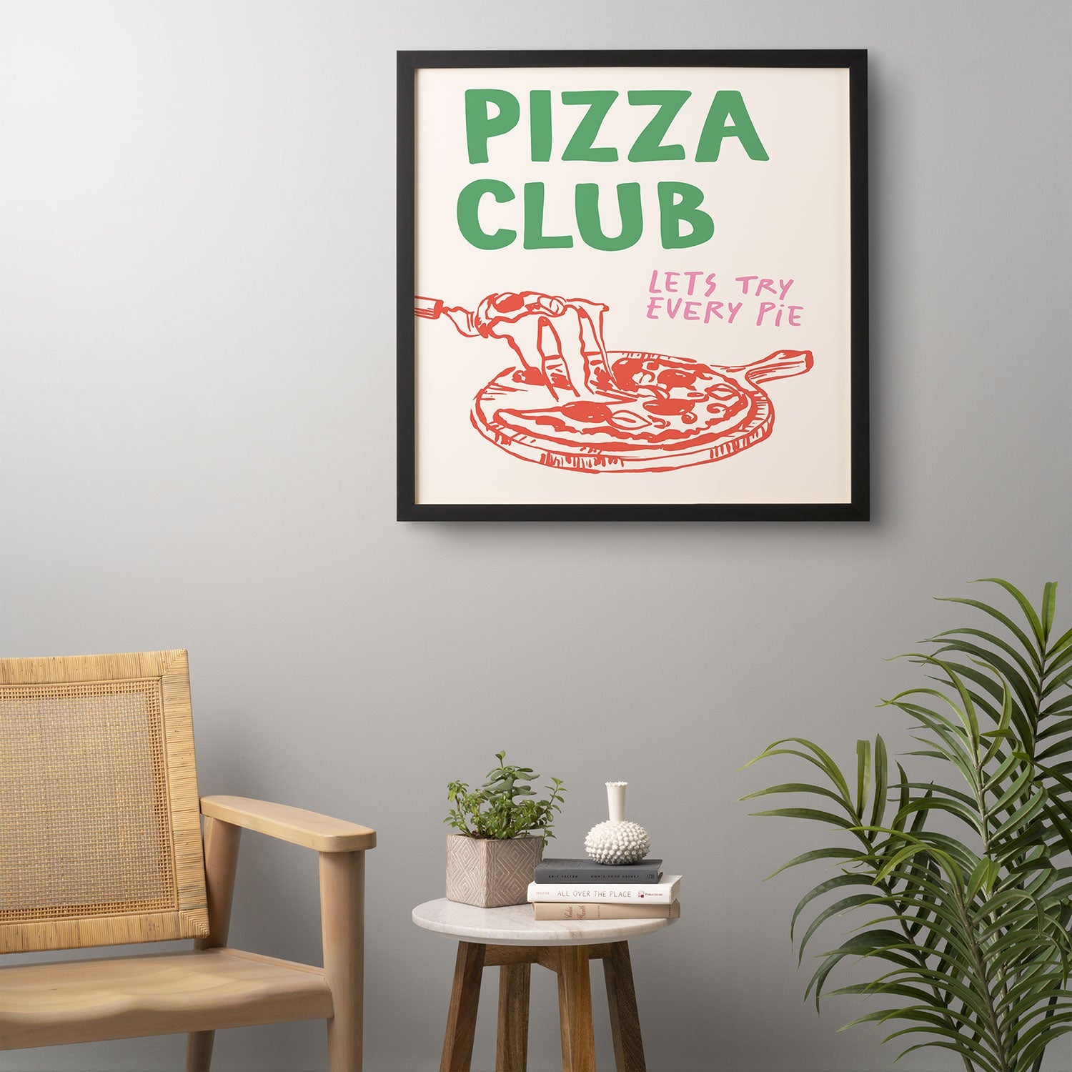 April Lane Art Pizza Club Framed Wall Art