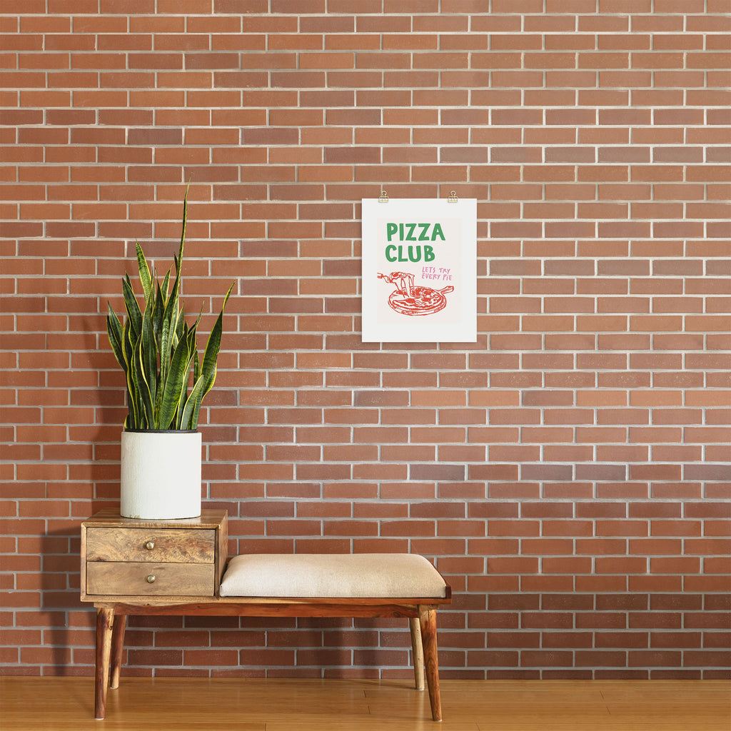 April Lane Art Pizza Club Art Print