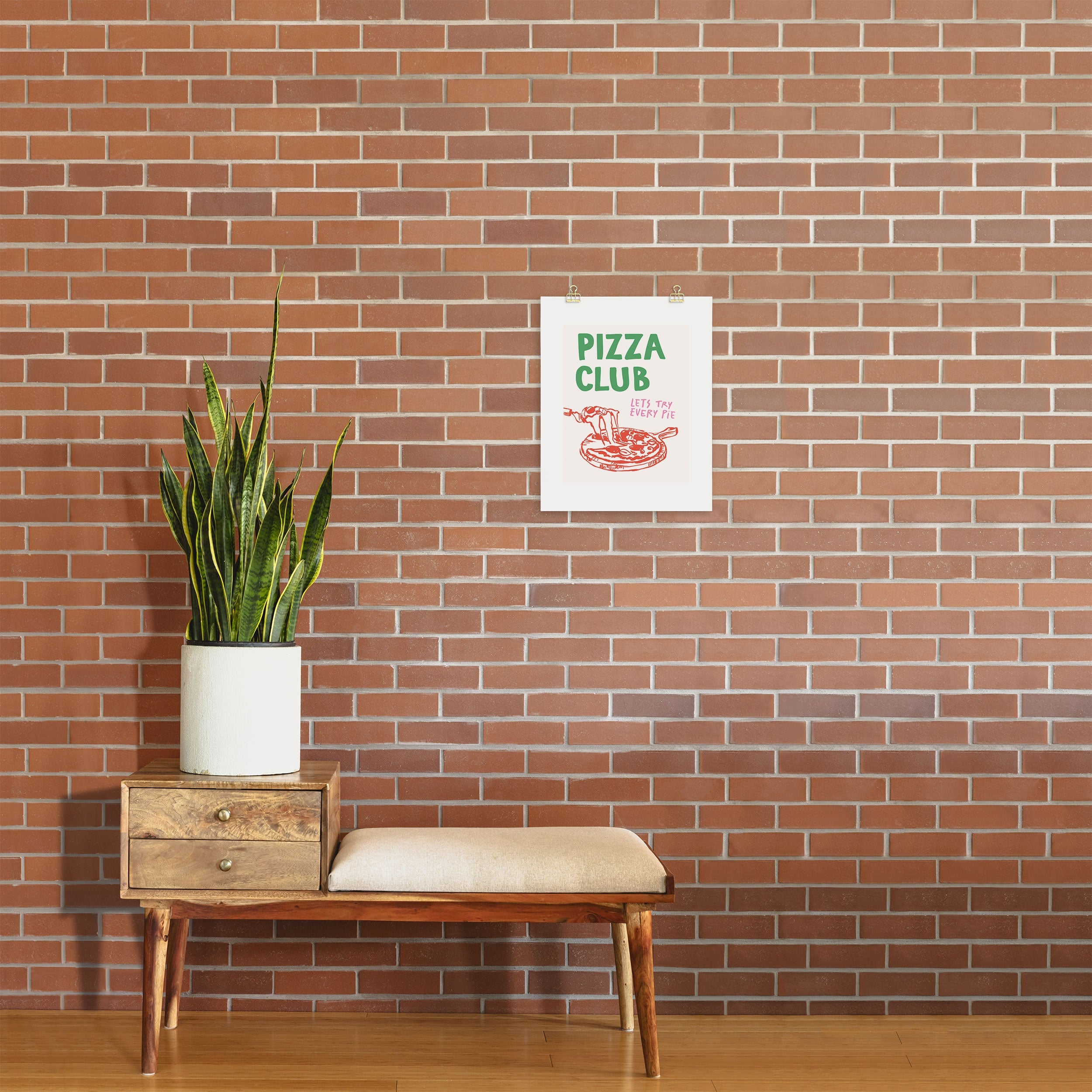 April Lane Art Pizza Club Art Print