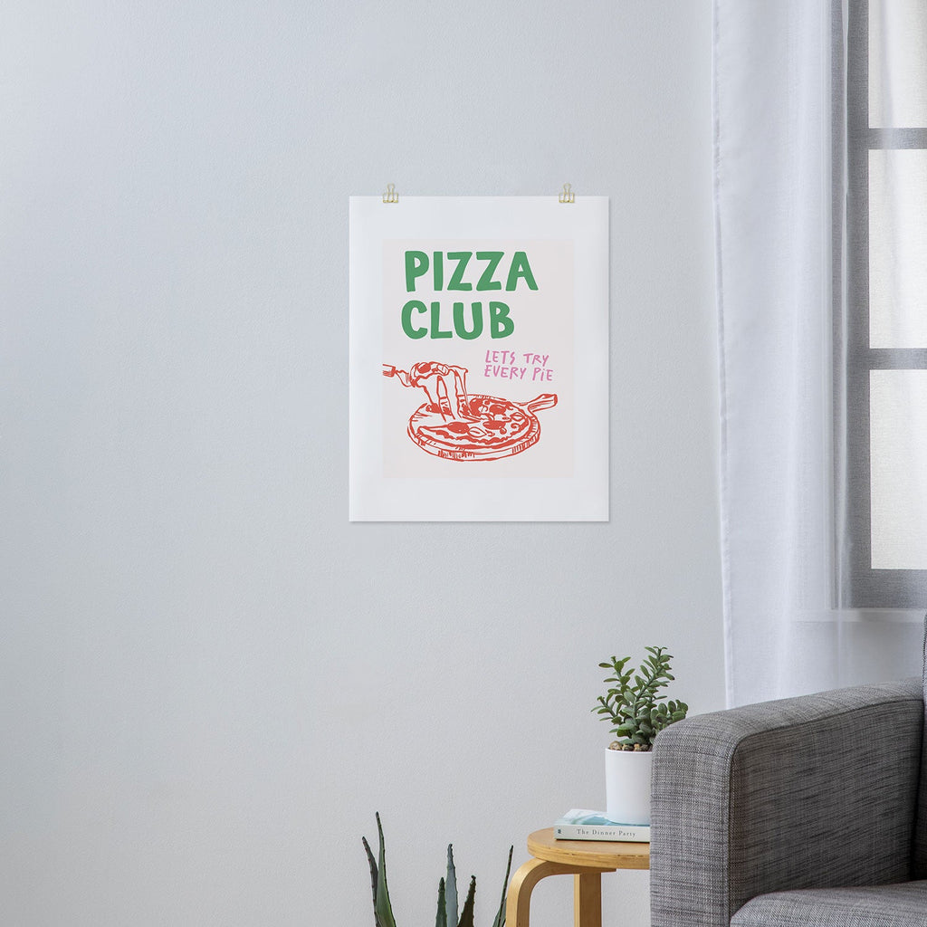 April Lane Art Pizza Club Art Print